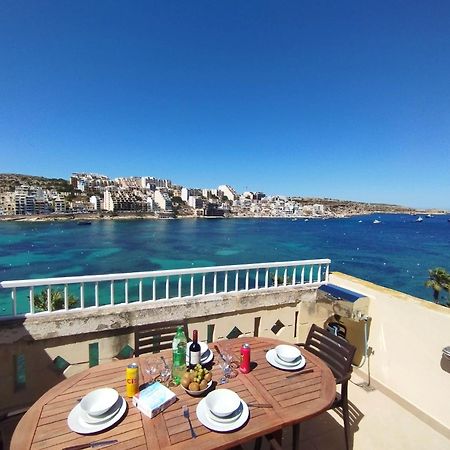 Апартаменты Blue Harbour Seafront Penthouse With Large Terrace With Panoramic Sea Views - By Getawaysmalta Сент-Полс-Бей Экстерьер фото